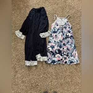 Angel Maternity Bamboo Robe and Gown Sleepwear Set